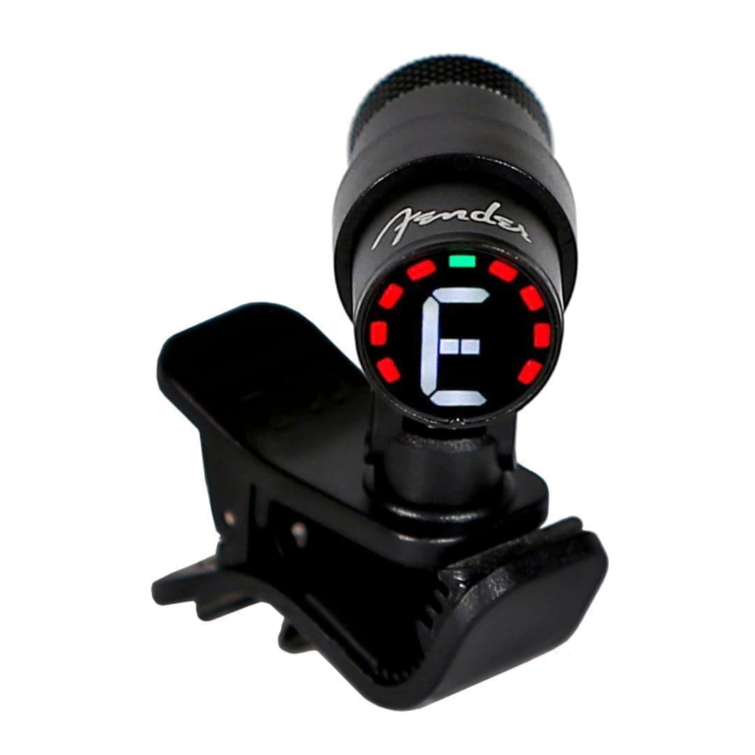 "Bullet" Chromatic Clip-On Tuner For Guitar/Bass, LED Color Screen, Black