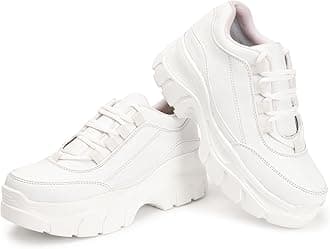 Vendoz Women Casual Stylish Black High Heel Sneaker Shoes