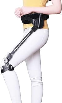 Stroke Hemiplegia Rehabilitation Training Walking Aids, Ergonomic Lightest Weight and Three-Speed Adjustment Stand Up Mobility Aid, for Elderly, Seniors & Handicap(Size:S Code,Color:Left Leg)