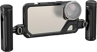 SmallRig Dual Handheld Phone Cage Kit for iPhone 15 Pro Max, Mobile Video Rig Cage Kit with Wireless Quick Release Dual Handles for Video Recording/YouTube/Live Streaming/Vlog