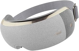 Eye-Massager-with-Heat,Air Pressure Massage, Hot Compress, Electric Portable Massager for Relieve Eye Strain Dark Circles Eye Bags Dry Eye Improve Sleep