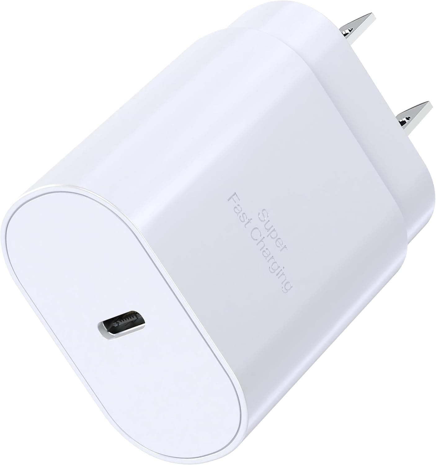 USB C Block 30W PD3.0 Fast Charger, Type C Plug Cube Wall Adapter Power Brick Compatible with iPhone 17, 17e, 17 Pro Max, 16, 16e, 15, 14, 13, 12, iPad, mini, Galaxy S26 S25, S24