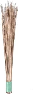 Natural Coconut Leaf Grass Broom Stick for Dry/Wet Floor, Bathroom Cleaning (80 cm Height, 500gm Weight Each) Pack of 1 / Pack of 3 (3)
