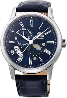 Automatic Watch RA-AK0011D10B, Leather Blue, Classic & Elegant