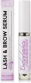 Lash and Brow Serum Nourishing Lash Growth Lash Lift Brow Lamination Aftercare Natural Oils Castor Oil Sweet Almond Oil Vitamin E Oil Vegan Client Retail Natural Eyeluvlashes
