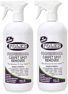 Folex Professional Carpet Spot Remover, No Rinsing (34 oz - Pack of 2)