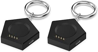 Compatible with Oneplus watch2 Charger Dock with Magnetic,Charging Type-C/Micro Adapter, Portable Pentagonal Wireless Charging Adapter for Oneplus watch2 (No Charger Cable) (Black*2)