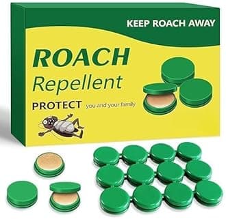 BELLAS Roach Killer Indoor Infestation, Cockroach Killing Traps Indoor/Outdoor, Quick Catch Roach Bait Station for Small & Large Roaches, Roach Repellent,(Roach Killer, 12 Piece)