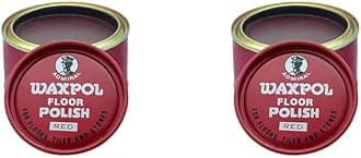 Waxpol Floor Polish Red (400g) For Sparkling Shines to your Cement Floors,Vinyl, Tiles, and other hard flooring. (Pack of 2)