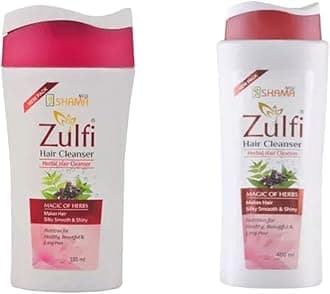 New Shama Zulfi Shampoo 100&400 Ml Combo | Gentle Hair Care | Herbal Formula