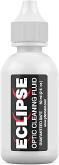 Eclipse Optic Cleaning Solution - Camera Lens and Digital Sensor Cleaner Fluid - Works With All Cameras, Binoculars, And Other Optical Products - Dropper Tip (59ml)