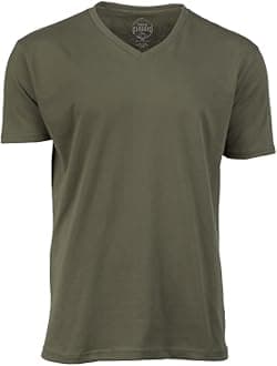 True ClassicMens V Neck T Shirts – Soft, Fitted Undershirts for Men Pack – Mens Undershirts – Cotton Blend, Tag-Free