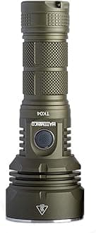 TK04 Tactical Flashlight, 13500 Lumens 546 Meters 4pcs XHP50.2 High Lumen Powerful Long Throw LED Flashlight for Camping, Hunting (Green, XHP50.2 6500K)