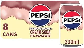Pepsi Cream Soda 330ml Can (Pack of 8)