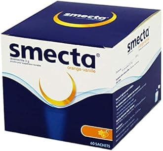 Smecta IPSEN Original Smecta 3g Product of France 60 sachets Natural Treatment of Acute Diarrhea