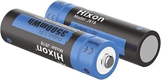 Hixon AA Rechargeable Batteries, 3500mWh High-Capacity Rechargeable AA Battery,Constant 1.5V Rechargeable Batteries,2 Counts Batteies AA Rechargeable,1600 Cycle,3A Max Output Current