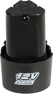 12V Battery for Power Tools 12V Li-ion Battery Pack for all Cordless Tool 12V Electric Rechargeable Battery for Hedge Trimmer/Cutter/Drill/Grass Trimmer/Chainsaw/Car Washer/Hammer Drill 1.5Ah A