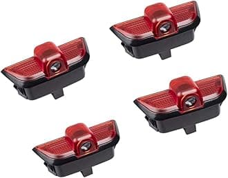 Car Led Door Logo Light Ground Courtesy Door Light Projector Compatible with Mercedes-Benz C Class W204 C200 2008 2009 2010 2011 2012 2013 C230 C280 2008 C260 C300 2010-2013 4Pcs Ghost Shadow Light