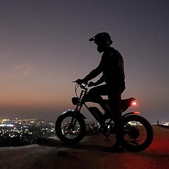 Ridstar Electric Bike for Adults Q20, 2000/1500W, 37/30MPH,52V 40AH,48V/20AH E-Bike,30-180 Miles Electric Motorcycle, 20" Fat Tire Dirt Bike, UL2849 All Terrain for Mountains, Snow, Sand, Road