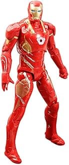 yuanpulalala6.27 inch Movie Superhero Action Figures Toys Characters Perfect for Themed Parties for Kids Ages 3 and Up (16cm Tony Stark)