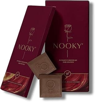 InstaEats Nooky Premium Dark Chocolate For Men & Women (Pack of 2) | Mood-Boosting Dark Chocolate Treat | Ideal Vegan & Gluten-Free Set For Men & Women | Deliciously Crafted For Energy & Delight,80 G