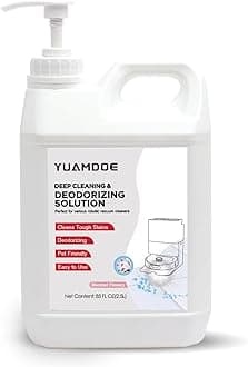 Deep Cleaning & Deodorizing Solution, 85 FL OZ/2.5L, Designed for Roborock, Compatible with Saros Series, S8 Series, S7 Series, Q Revo Series,Q Series, Blended Flowery