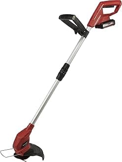Einhell Cordless Grass Trimmer with Battery and Charger 18V Power X-Change, 24cm Cutting Width,Lightweight Grass Trimmer With 20 x Blades GC-CT 18/24 Li Garden Lawn Trimmer