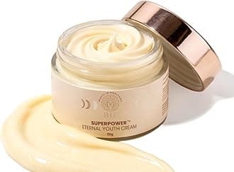 - Superpower - Eternal Youth Cream | Anti-Aging Cream with Squalane, Almond Oil & Ginseng Stem Cells | Reduces Wrinkles & Fine Lines | Unisex | For All Skin Types | 50gm