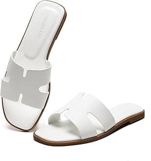 Women's Open Toe Flat Dress Slide Sandals