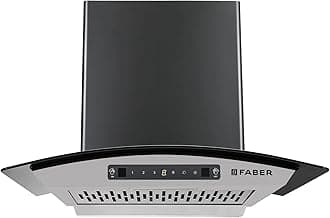 Faber 60 Cm 1200 M3/Hr, Autoclean Chimney||Filterless|| 8Yr On Motor, 2Yr Comprehensive Warranty||Italian Design - Made In India (HOOD VENICE In HC SC FL LG 60, Touch & Gesture Control, Light Grey)