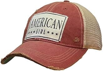 VINTAGE LIFE Women's Distressed Funny Sayings Trucker Baseball Hats