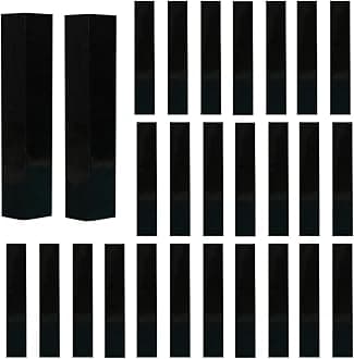 COSIDEA 50 PCS Empty Black Lip Gloss Boxes W21 xW21 xH121mm / 0.83*0.83*4.76 inch, Cosmetic Perfume / Mascara Box Packaging for Small Business Wholesale, small Kraft Paper Box Luxury Holder Wrapping