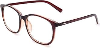 Jcerki Oversize Frame Nearsighted Glasses-4.00 Strength Short Sighted Men and women lightweight Myopia Spectacles