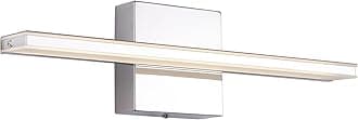 Modern Bathroom Light Fixtures 16 Inch led Vanity Lighting Bar 9W Linear Vanity Lamps for Bathroom Chrome Mirror Light Fixture Bath Wall Sconces Light 6000K