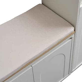 Bench Cushions for Indoor Furniture 40/48/60 x 14/15/17/11 inch Rectangular Non Slip Outdoor Bench Cushion pad for Deck Chair Swings Bench Cushion(Color 8,44x12x2in)