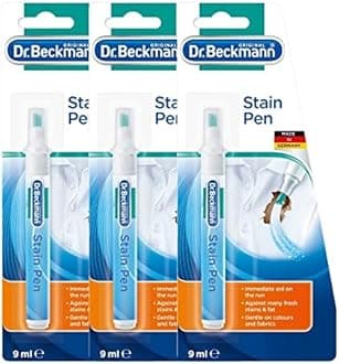 Dr. Beckmann Stain Remover Pen, 9ml | Effective Pocket-Size Stain Remover | Quick, Handy and Easy to Use | Pack of 3