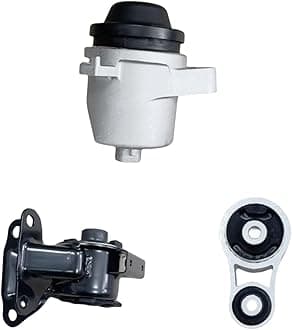 3Pcs Engine Motor Transmission Mount Set Compatible with Mazda CX-7 2007 2008 2009 2010 2011 2012 L4 2.3L/2010-2012 L4 2.5L FWD Replacement for A4425 A4440 A4419 9537 9829 9507