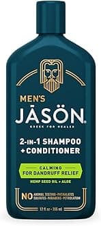 JasonMen's Calming 2-in-1 Shampoo and Conditioner, 12 oz