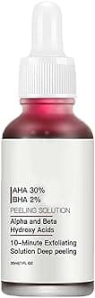 AHA 30% + BHA 2% Peeling Solution, Chemical Peel for Face at Home, BHA Liquid Exfoliant for Large Pores, Wrinkles & Fine Lines, 1.0 FlOz (1 PCS)
