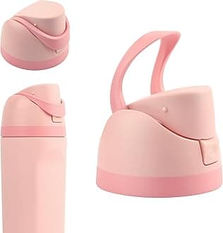 Replacement Cap for Owala Freesip Bottle, One Button Water Bottle Top Lid Accessories Compatible with Owala Cup 16oz 24oz 32oz 40oz, BPA-Free, No Water Leakage, Pink