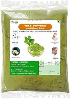 THULIR Tulsi Leaf Powder | Holy Basil Leaf Powder - 150 Gms | Ocimum Tenuiflorum | Tulsi Leaves for tea