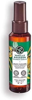 Perfumed Body and Hair Spray, Bourbon Vanilla 100ml/3.38flOz - Refreshing Scent, Luxurious Fragrance, Hair and Body, Long-Lasting, Gentle Formula, Daily Use