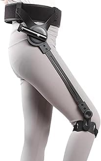 Exo Skeleton Legs to Help Walk, Bionic Exoskeleton Leg, Hiking and Climbing Stairs Assist, 3 Level Adjustable Strength, for Adults Elderly, Walking Assistance Device (Right Leg, S)