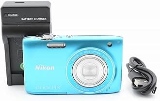 Nikon COOLPIX S3100 14 MP Digital Camera with 5x NIKKOR Wide-Angle Optical Zoom Lens and 2.7-Inch LCD (Blue)