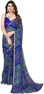 SIRILWomen's Chiffon Saree With blouse