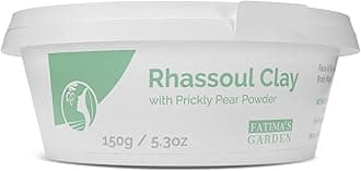Fatima's Garden Rhassoul Clay Powder, With Prickly Pear, Face Mask for Hair Mask - 5.3oz/ 150g