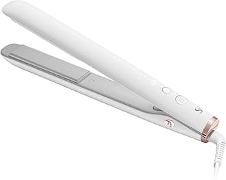 T3 SinglePass StyleMax Professional 1" Ceramic Flat Iron with Custom Heat Automation, 9 Heat Settings, Longer Ceramic Plates, for Straightening, Waving, Curling & Styling