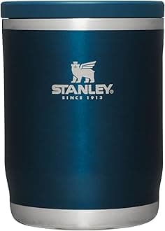 STANLEYAdventure To-Go Food Jar | Vacuum Insulated Thermos Food Container | Wide Mouth Screw On Lid | Packable for Travel | Stainless Steel with Leakproof Lid | BPA-Free