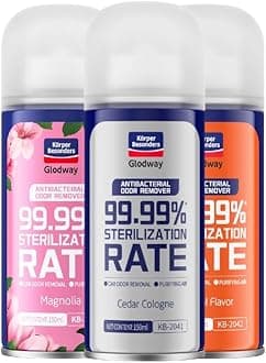 Glodway Whole Car Air Refresher,Odor Eliminator Remover Spray For Car,Scents Freshener With Odour Eliminator Technology,Long-Lasting Scent,6 Ounce(Pack of 3)