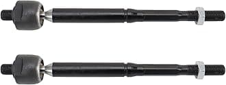 TRQ Front Inner Tie Rod Set 2 Piece Compatible with 2015-2020 Honda Fit